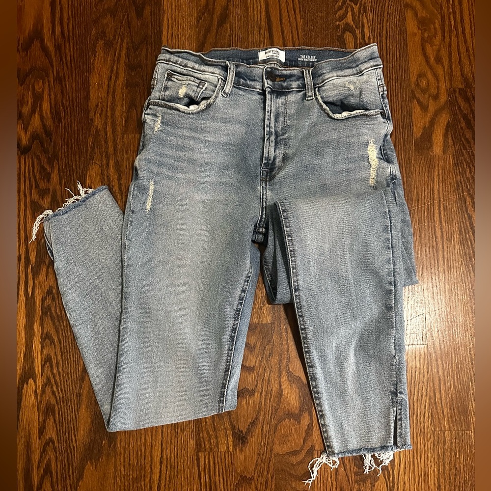 kensie jeans - Kelsey High Rise Skinny Distressed Size 8/29